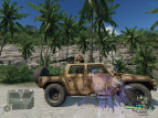 Enemy jeep in the PC game Crysis