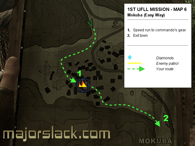 FAR CRY 2 - 1st UFLL MISSION MAPS - MAP 1 